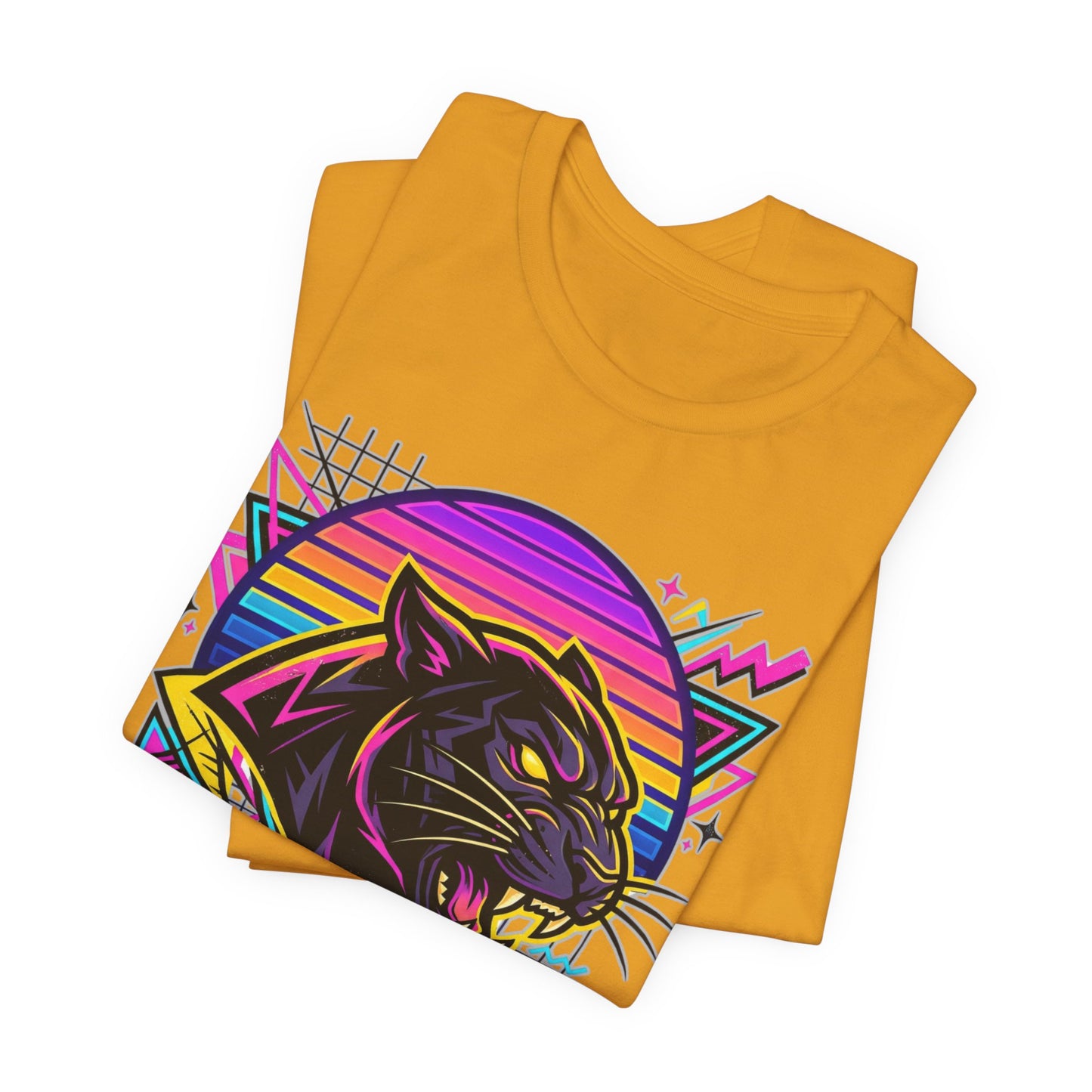 Retro Neon Panther