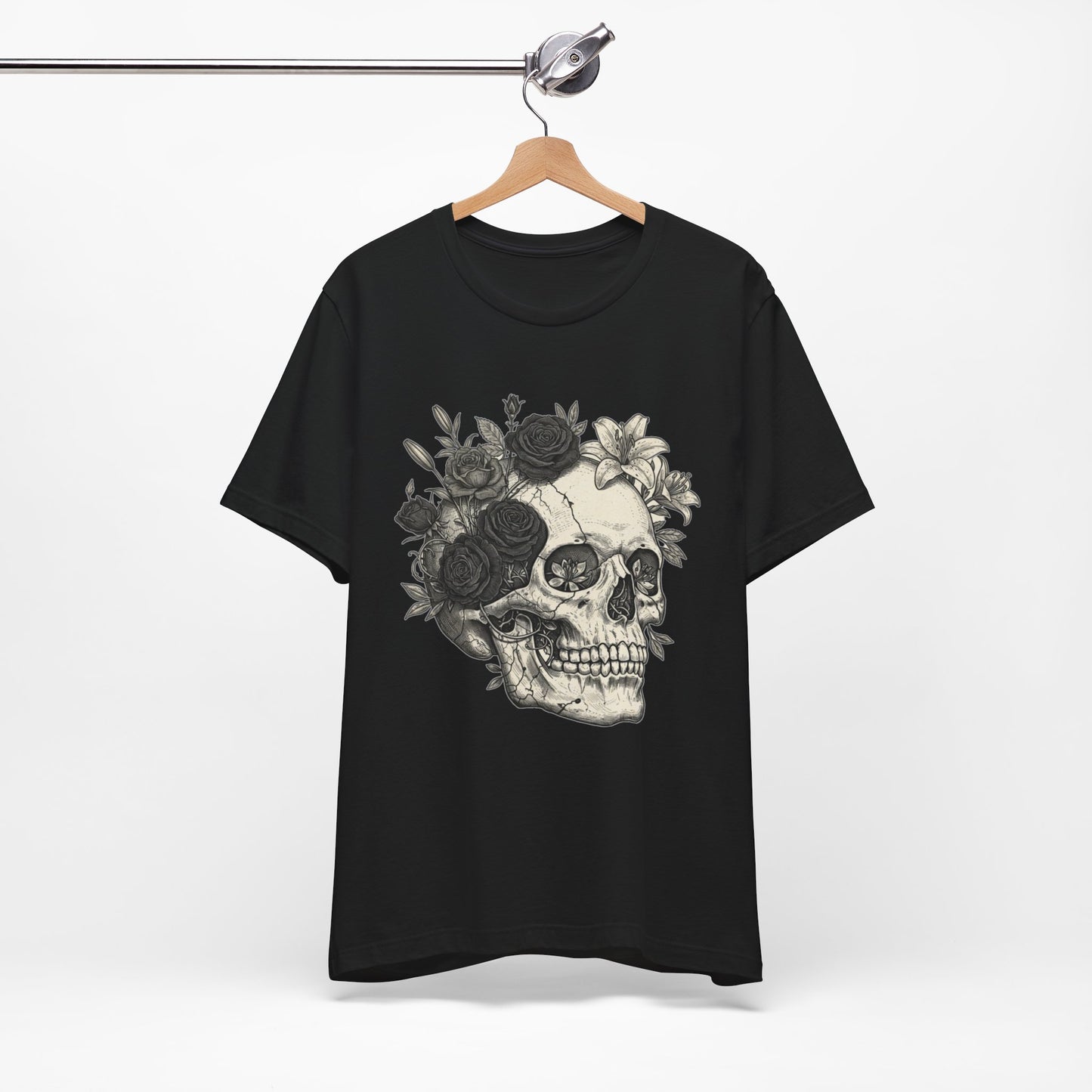 Skull Floral Tee