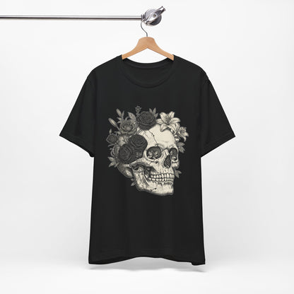 Skull Floral Tee