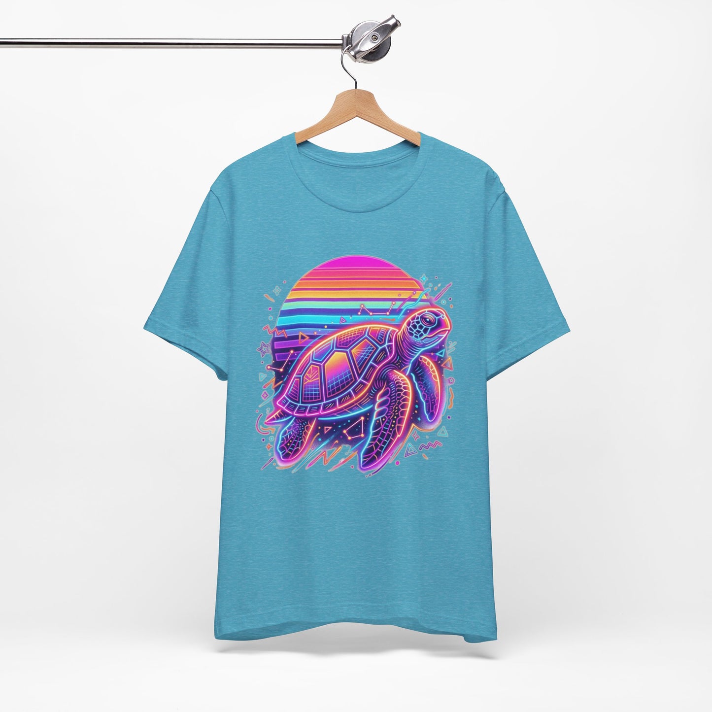Retro Sunset Turtle