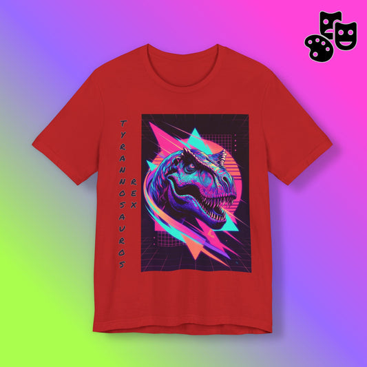 Retro Neon T-Rex