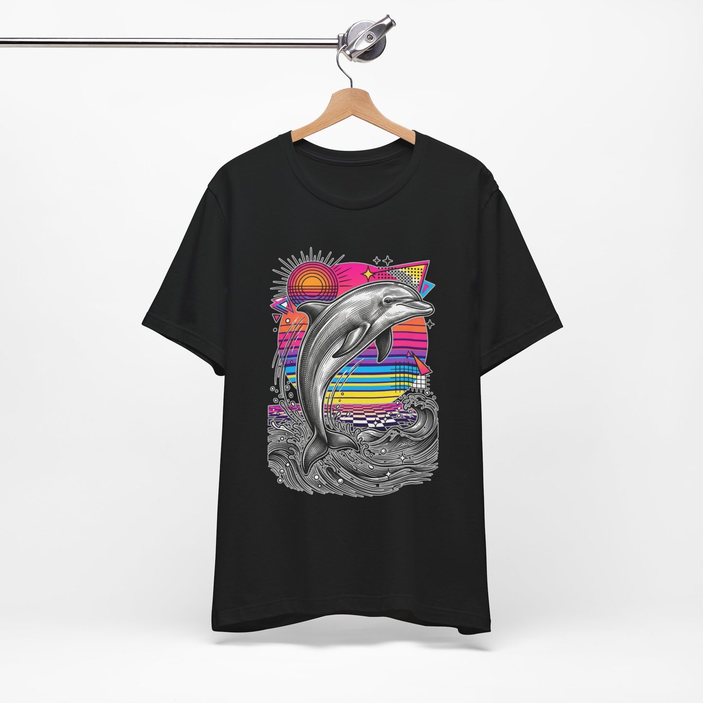 Dolphin Retro Graphic