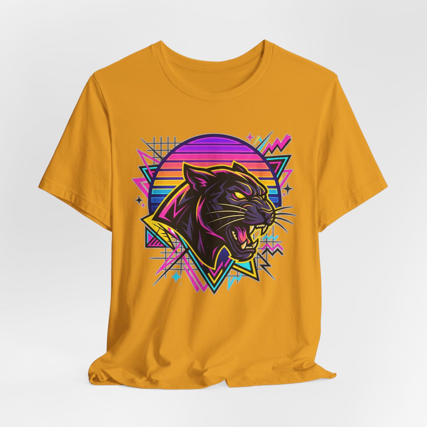 Retro Neon Panther
