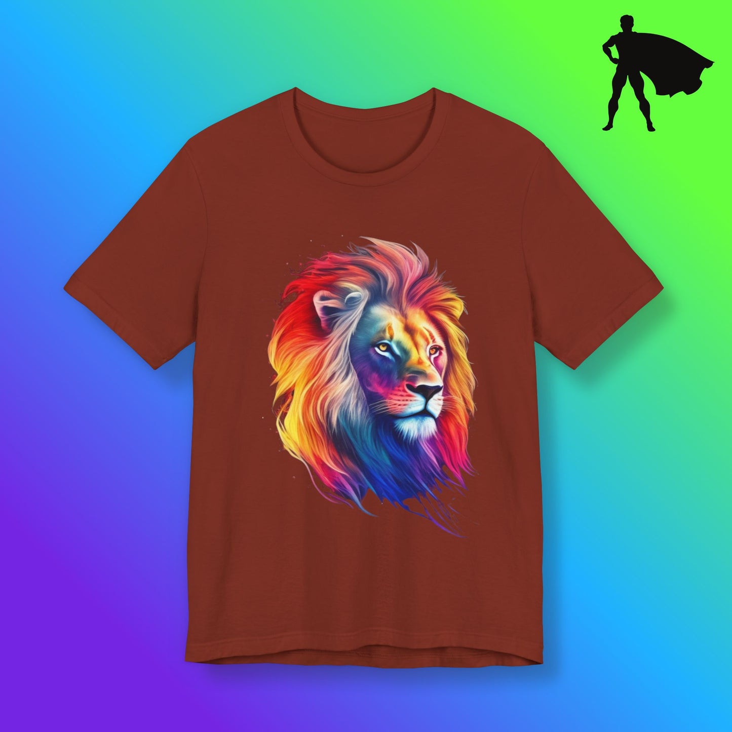 Vibrant Lion Graphic Tee