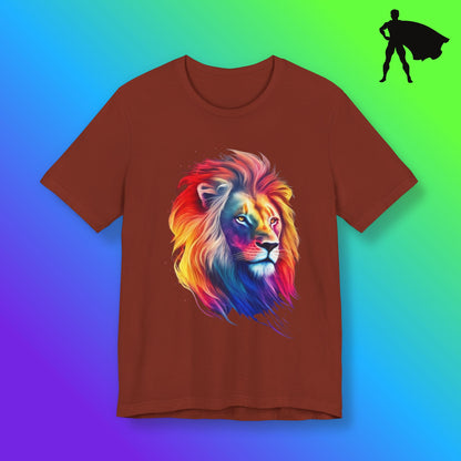 Vibrant Lion Graphic Tee