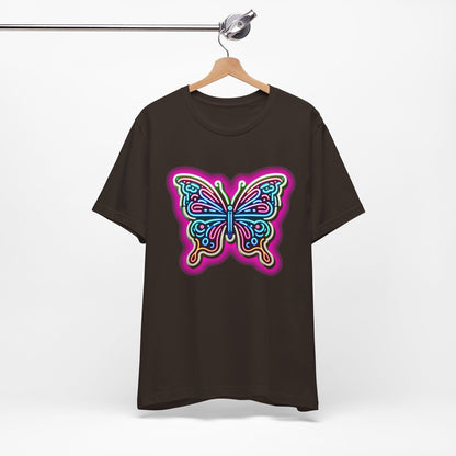 Butterfly Pink Glow Tee
