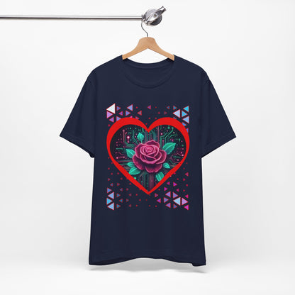 Romantic Heart Rose