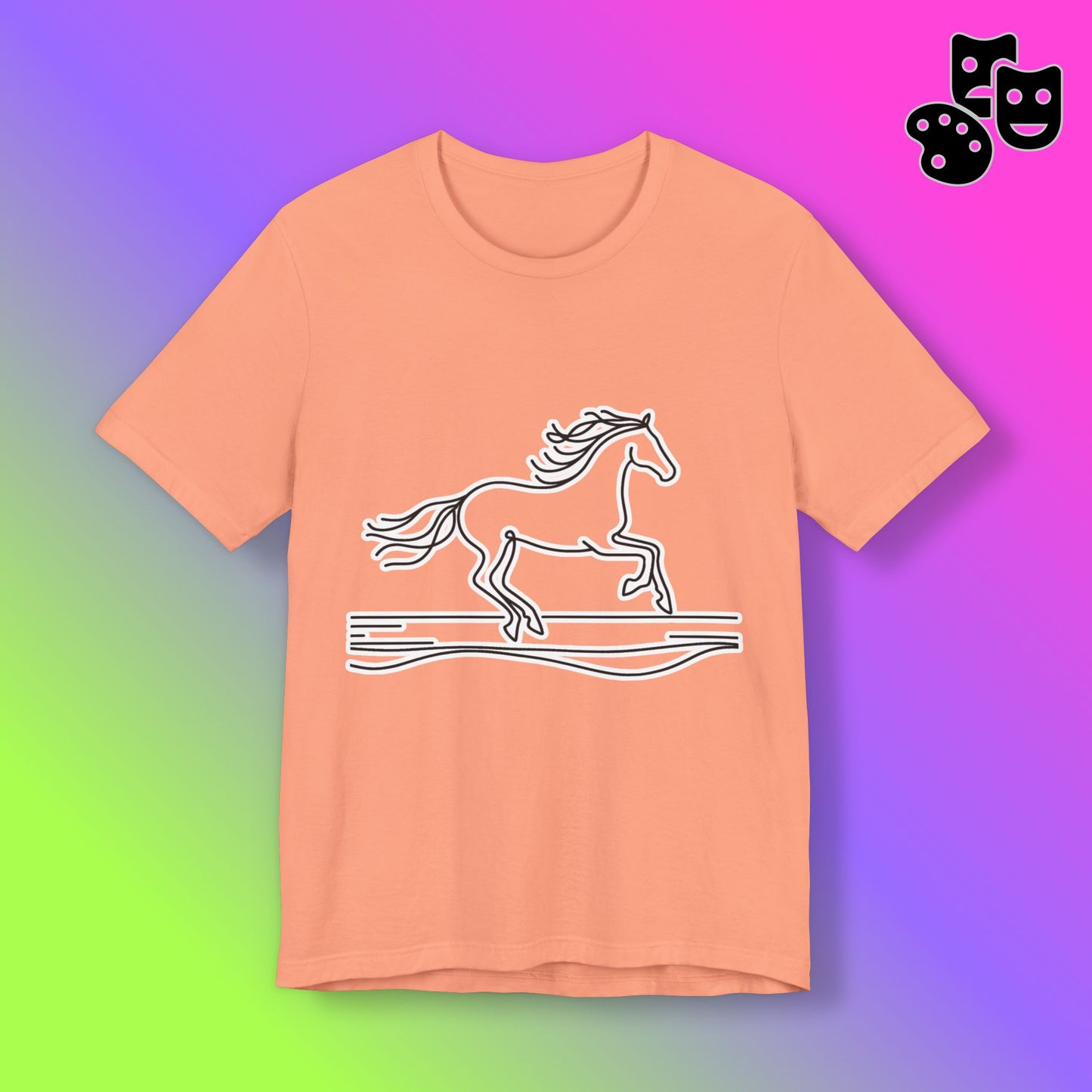 Horse on Beach Tee
