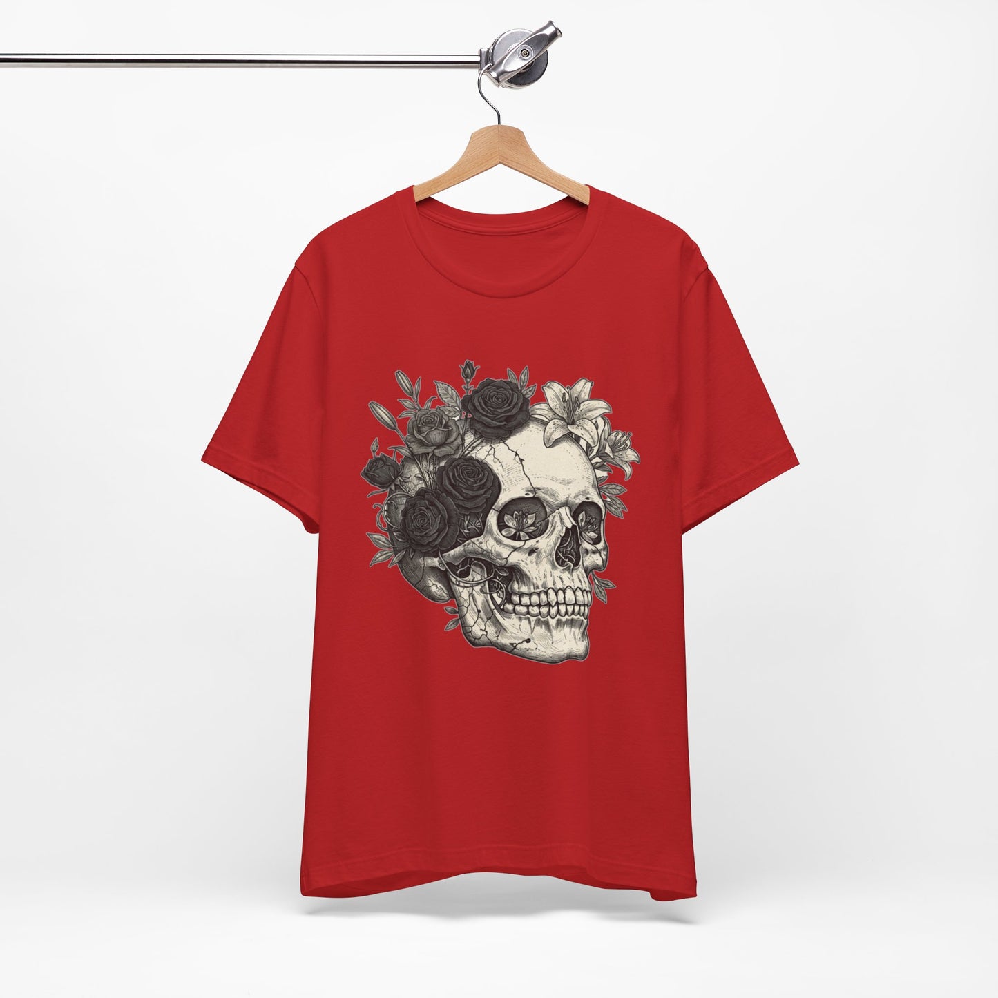 Skull Floral Tee