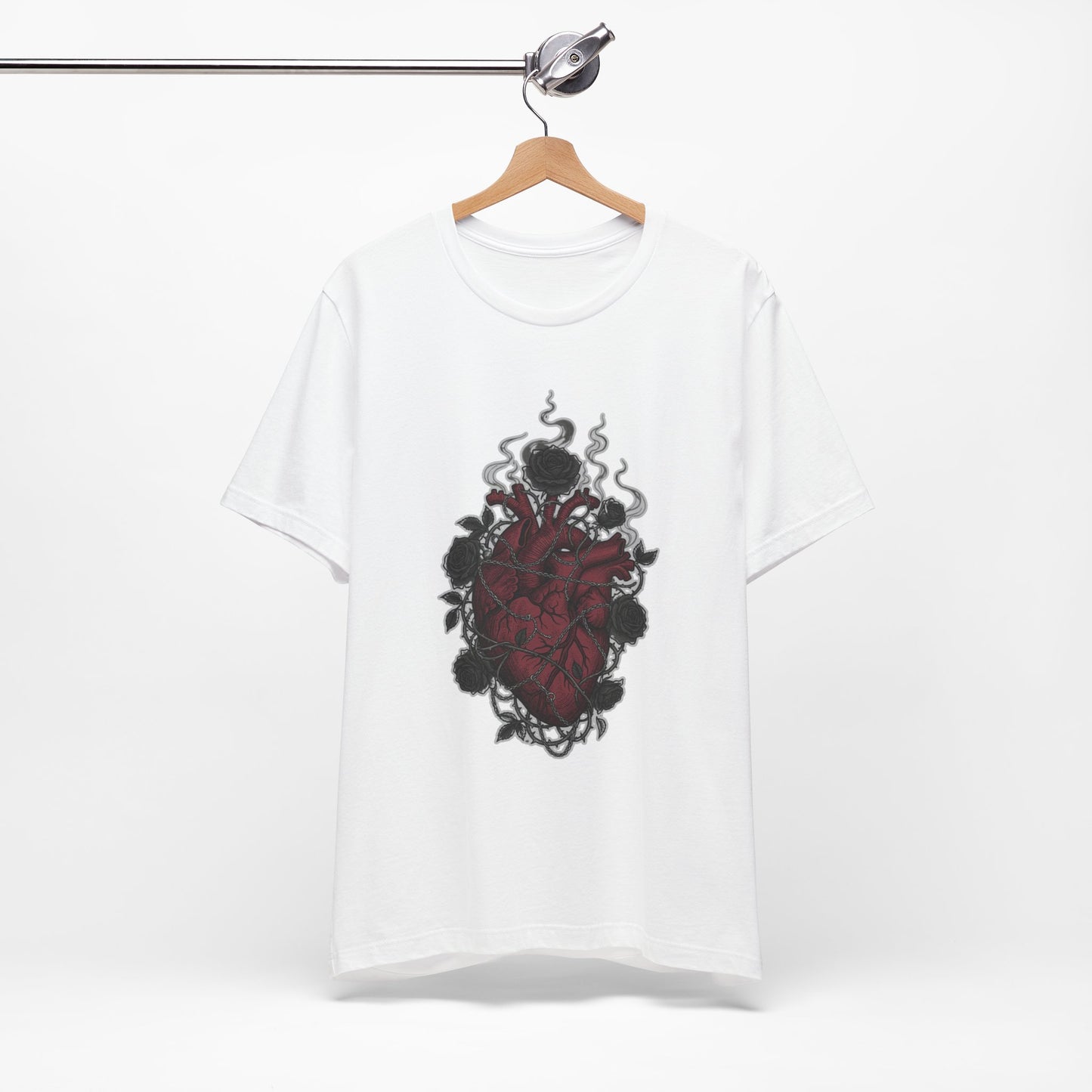 Dark Floral Gothic Heart
