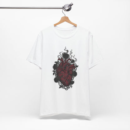 Dark Floral Gothic Heart