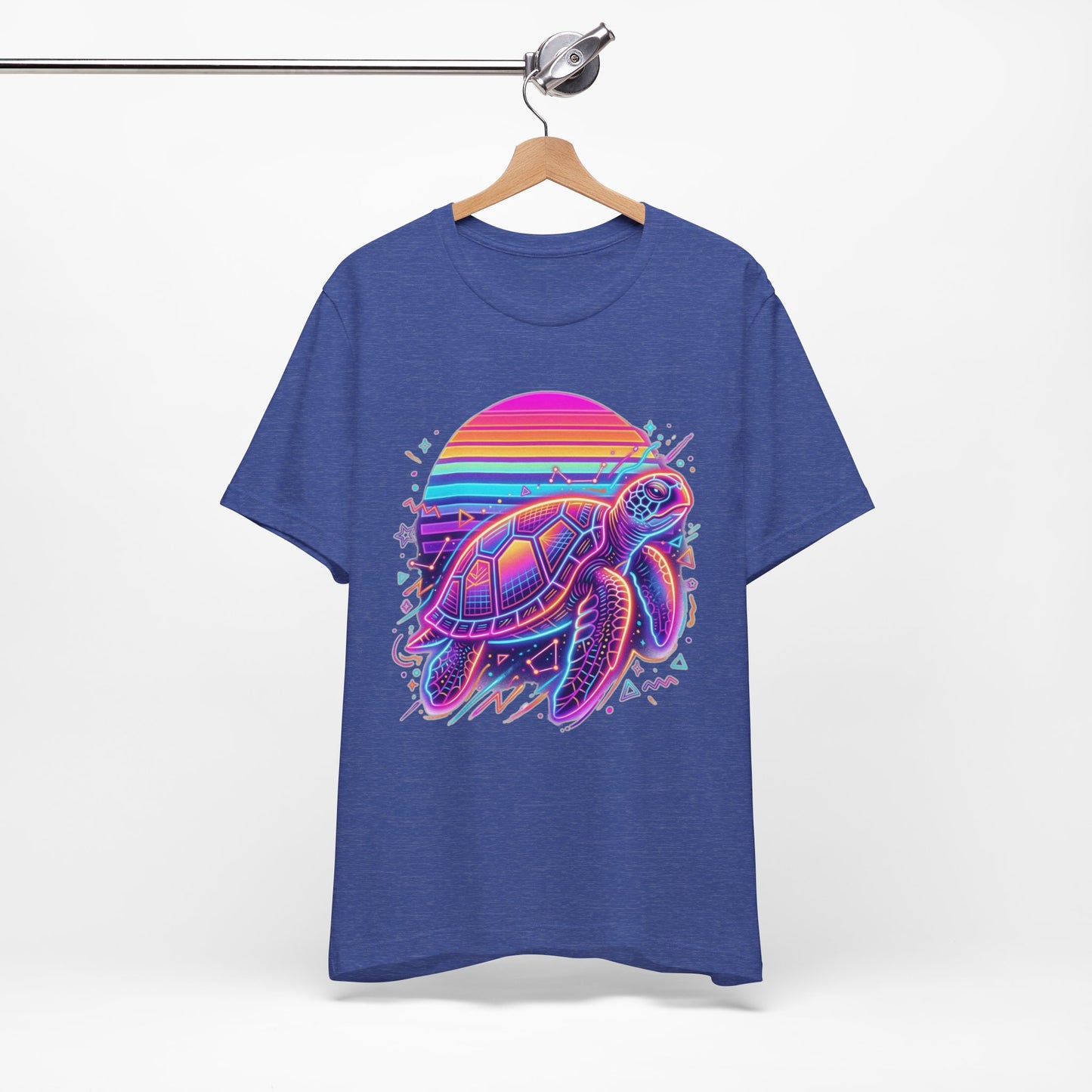 Retro Sunset Turtle