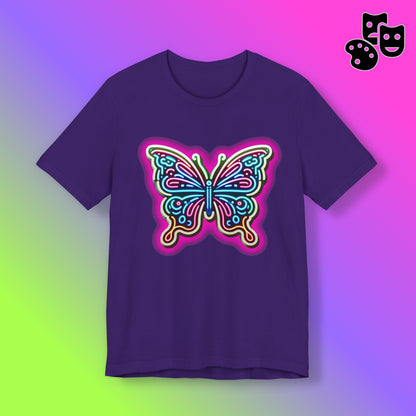 Butterfly Pink Glow Tee