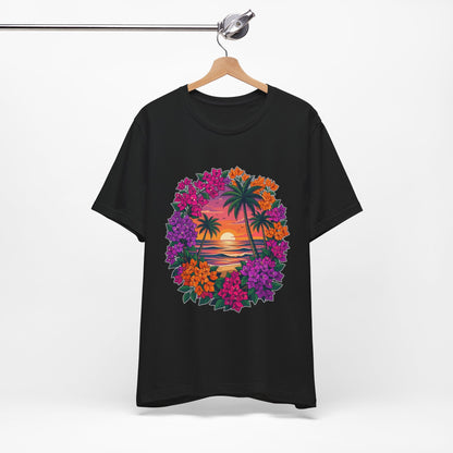 Sunset Floral Tropical