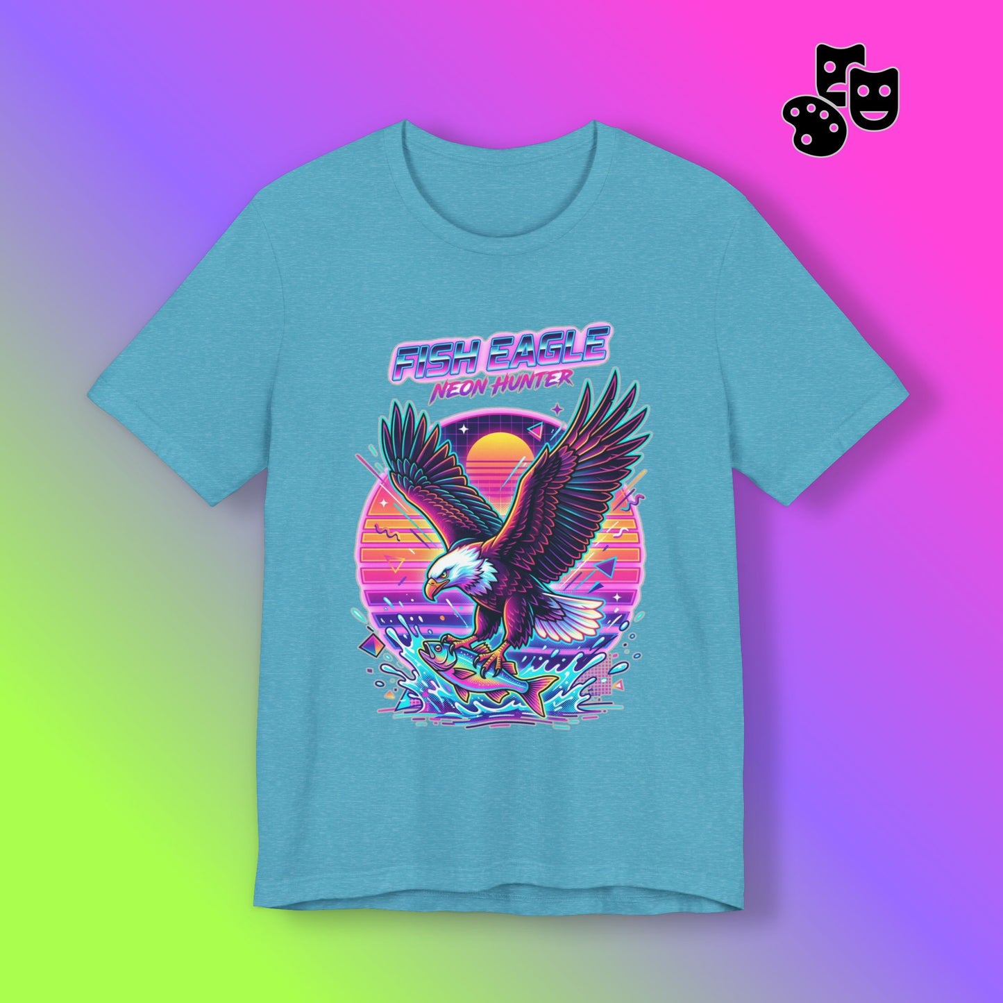 Fish Eagle Neon Hunter
