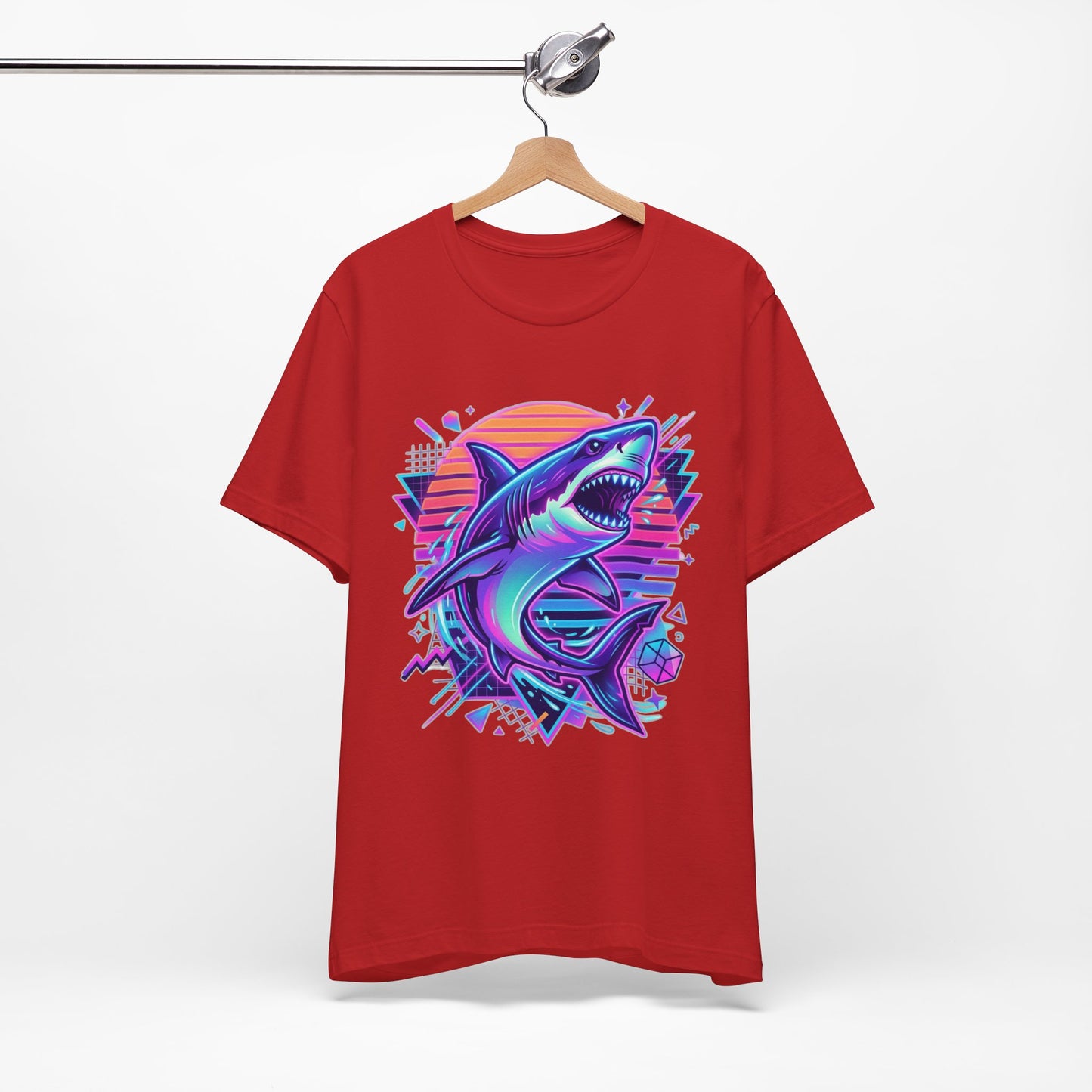 Retro Neon Shark
