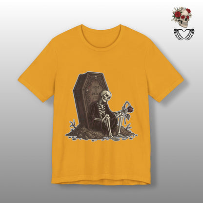 Skeleton waiting