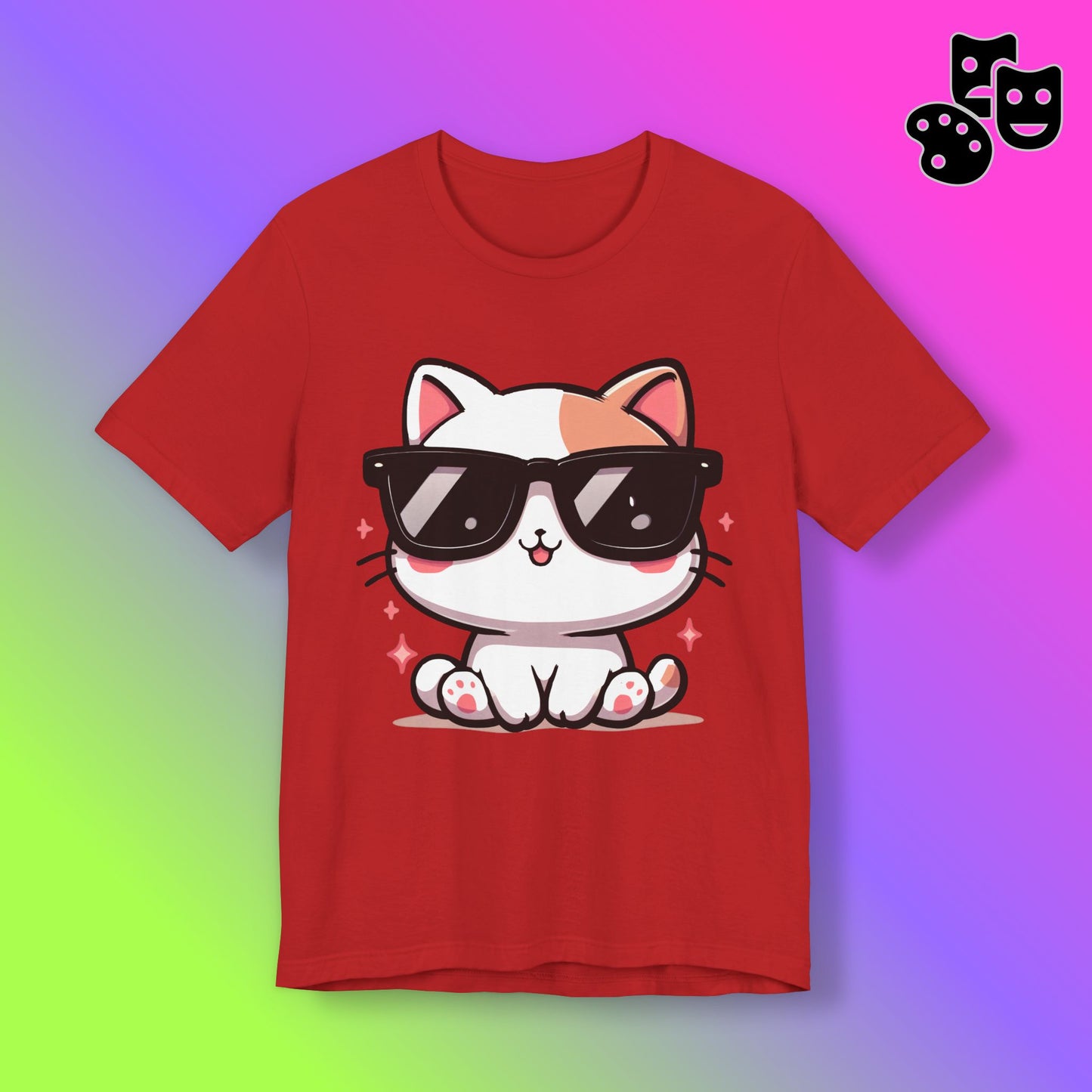 Cute Kitty Cat with Shades Tee