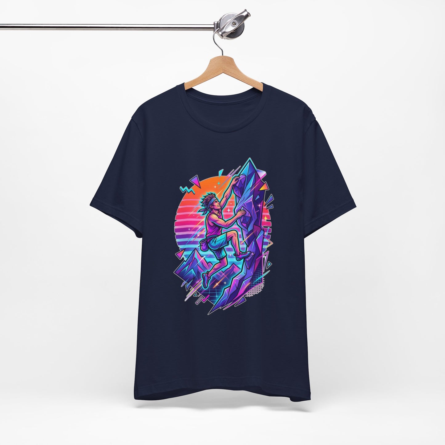 Climber Retro Sunset