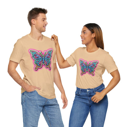 Butterfly Pink Glow Tee