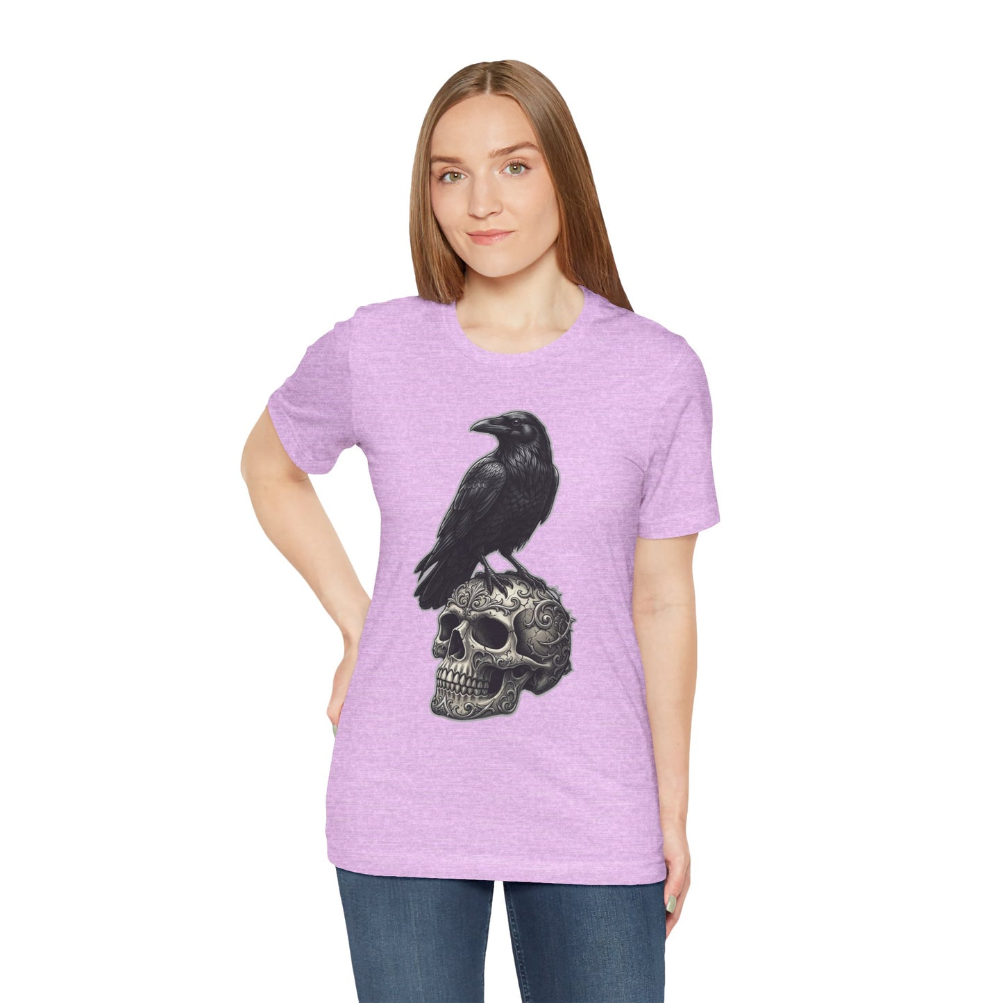 Raven on Skull