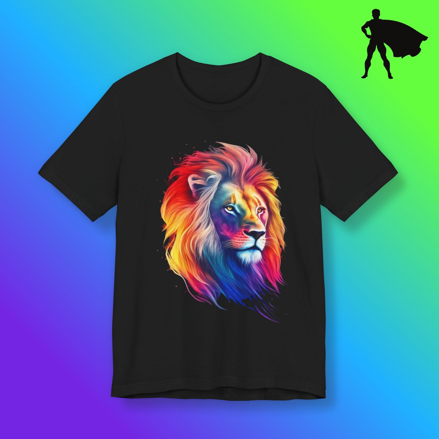 Vibrant Lion Graphic Tee