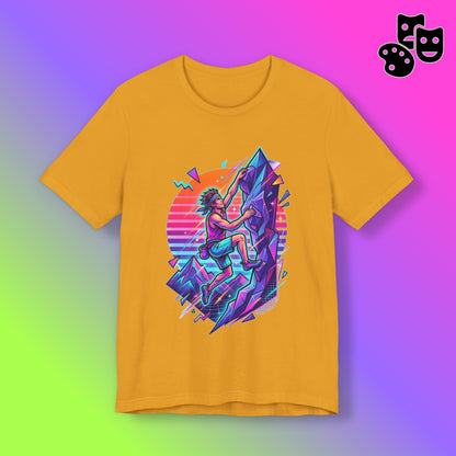 Climber Retro Sunset
