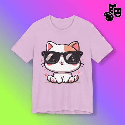 Cute Kitty Cat with Shades Tee