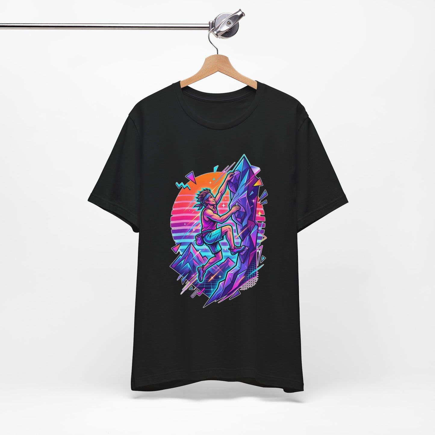Climber Retro Sunset