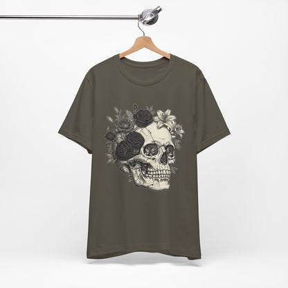 Skull Floral Tee