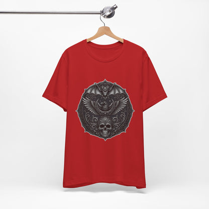 Gothic Skull & Bat