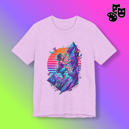 Climber Retro Sunset