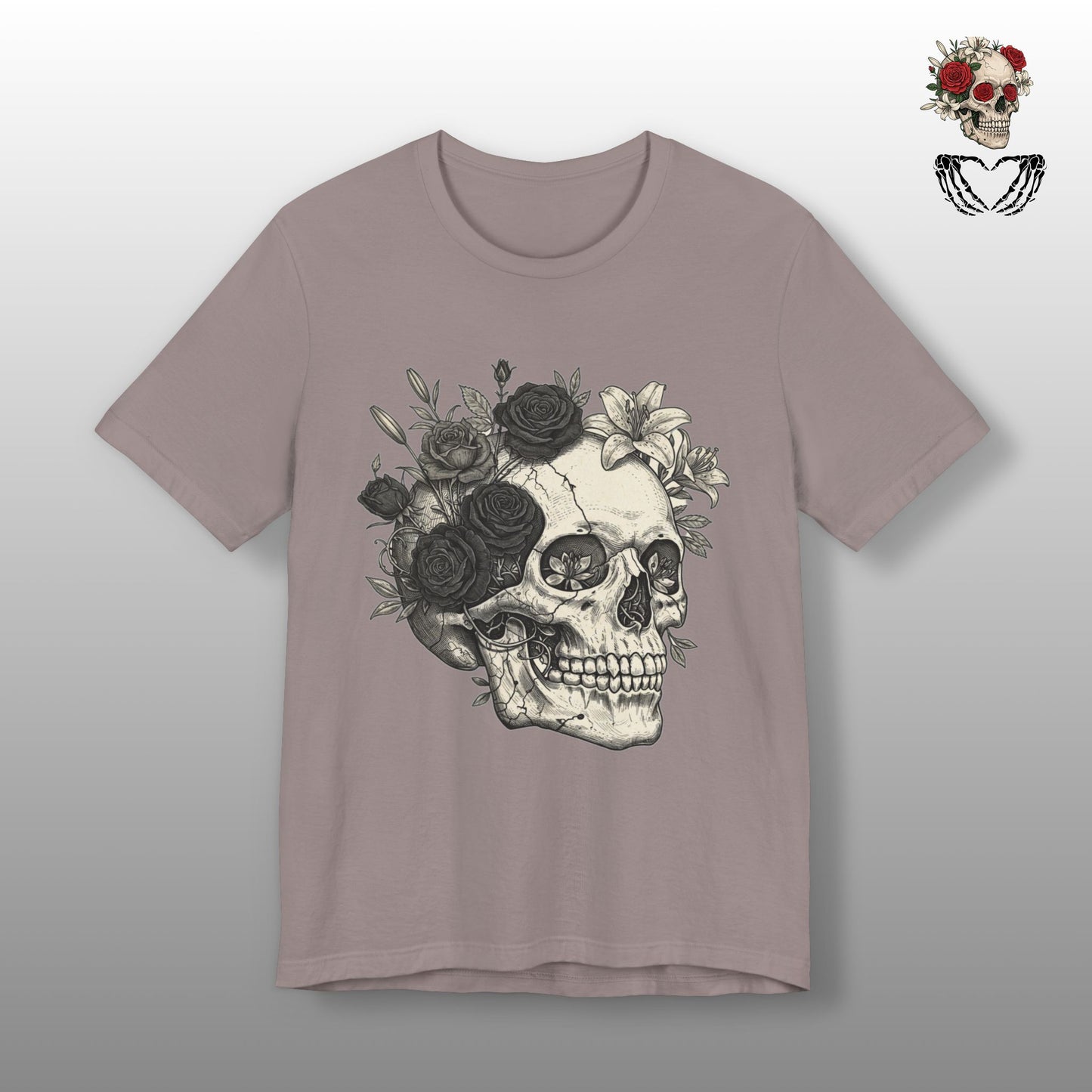 Skull Floral Tee