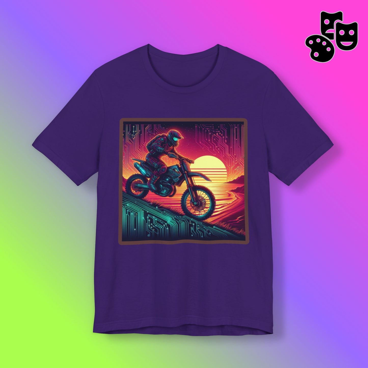 Adventure Awaits: Motorcycle Sunset