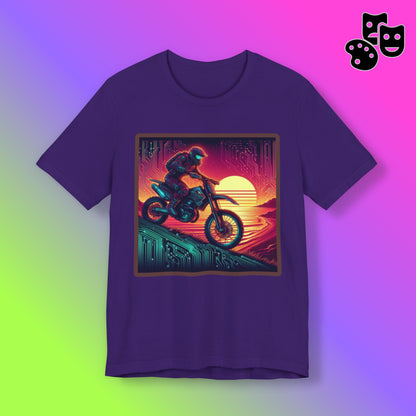 Adventure Awaits: Motorcycle Sunset