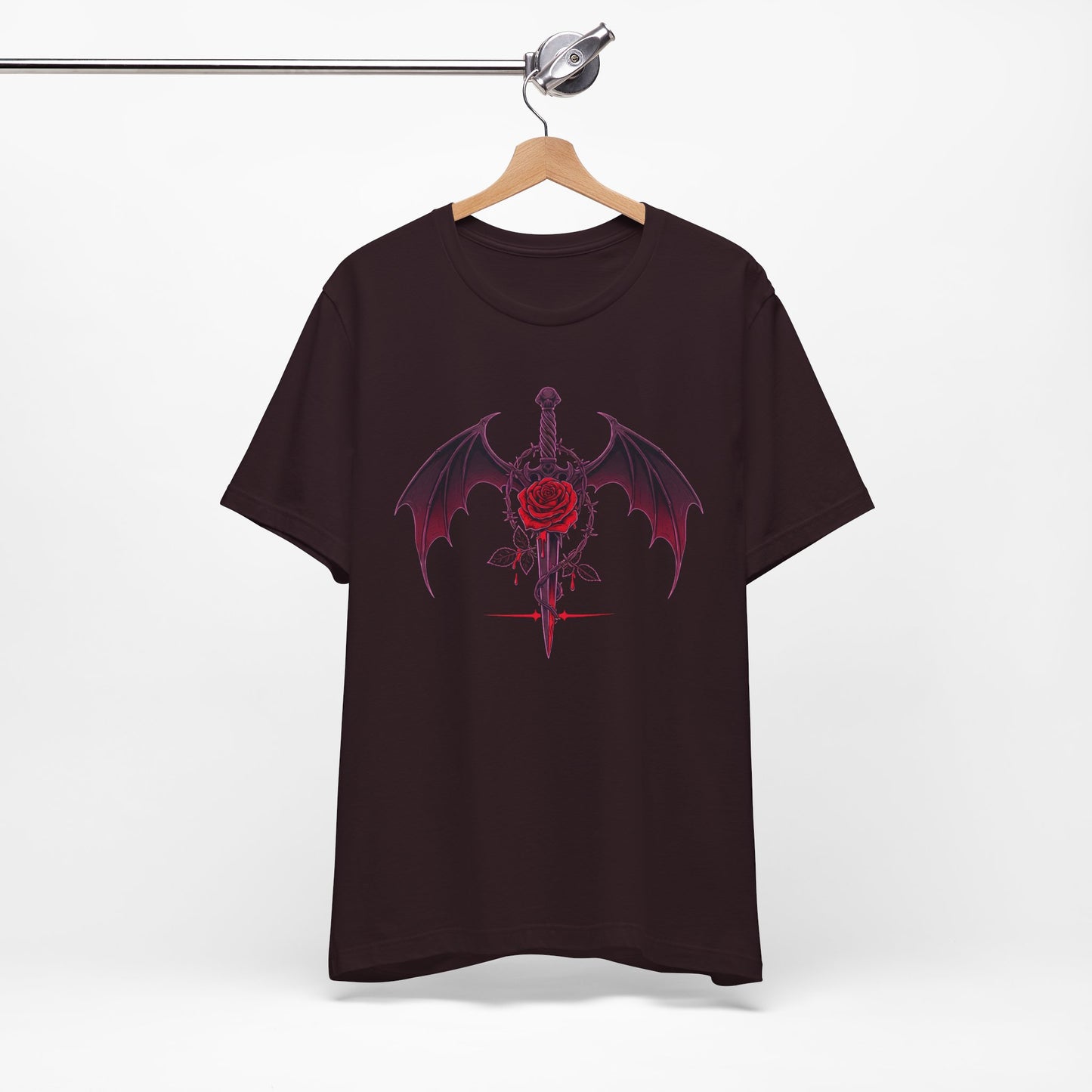 Gothic Rose and Dagger Tee