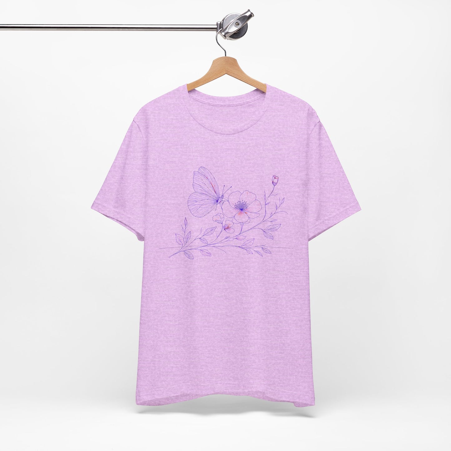 Butterfly Line Art Tee