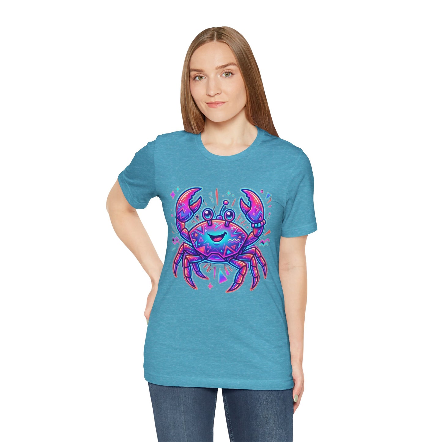 Neon Cute Crab