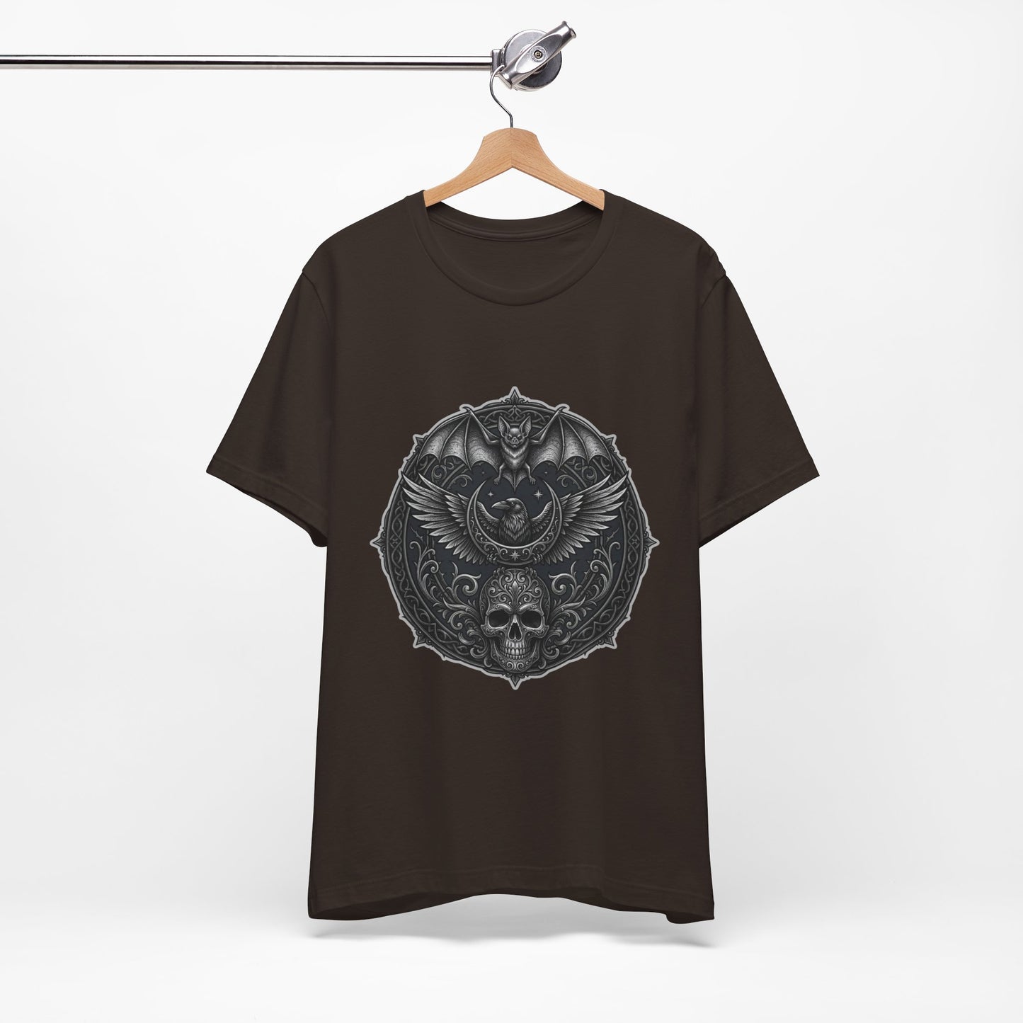 Gothic Skull & Bat