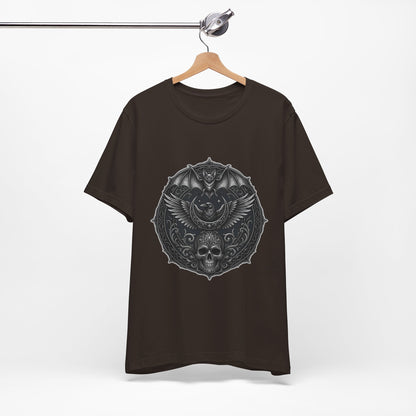 Gothic Skull & Bat