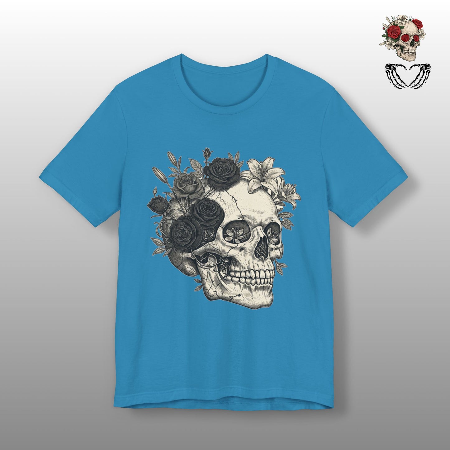 Skull Floral Tee