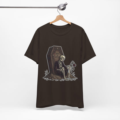 Skeleton waiting