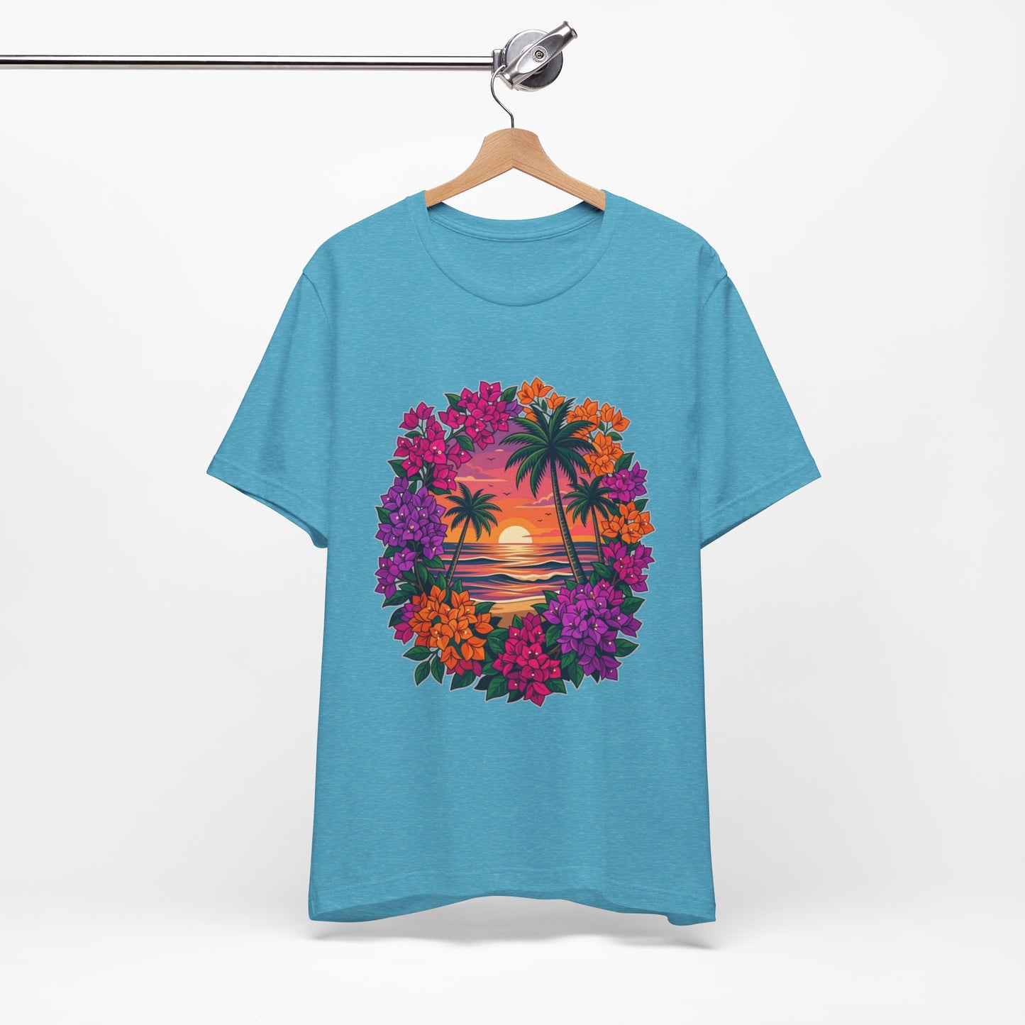 Sunset Floral Tropical