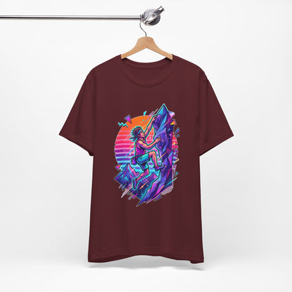 Climber Retro Sunset