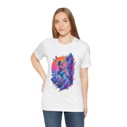 Climber Retro Sunset