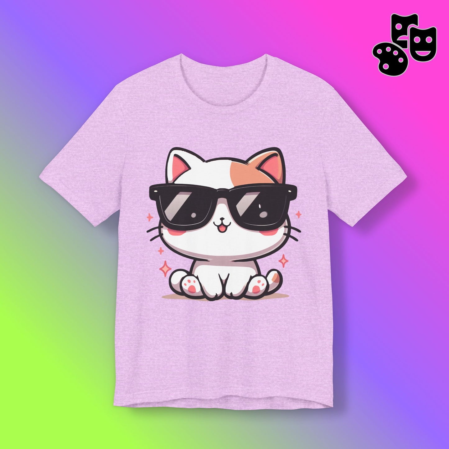 Cute Kitty Cat with Shades Tee