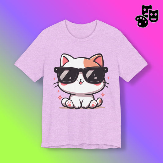 Cute Kitty Cat with Shades Tee