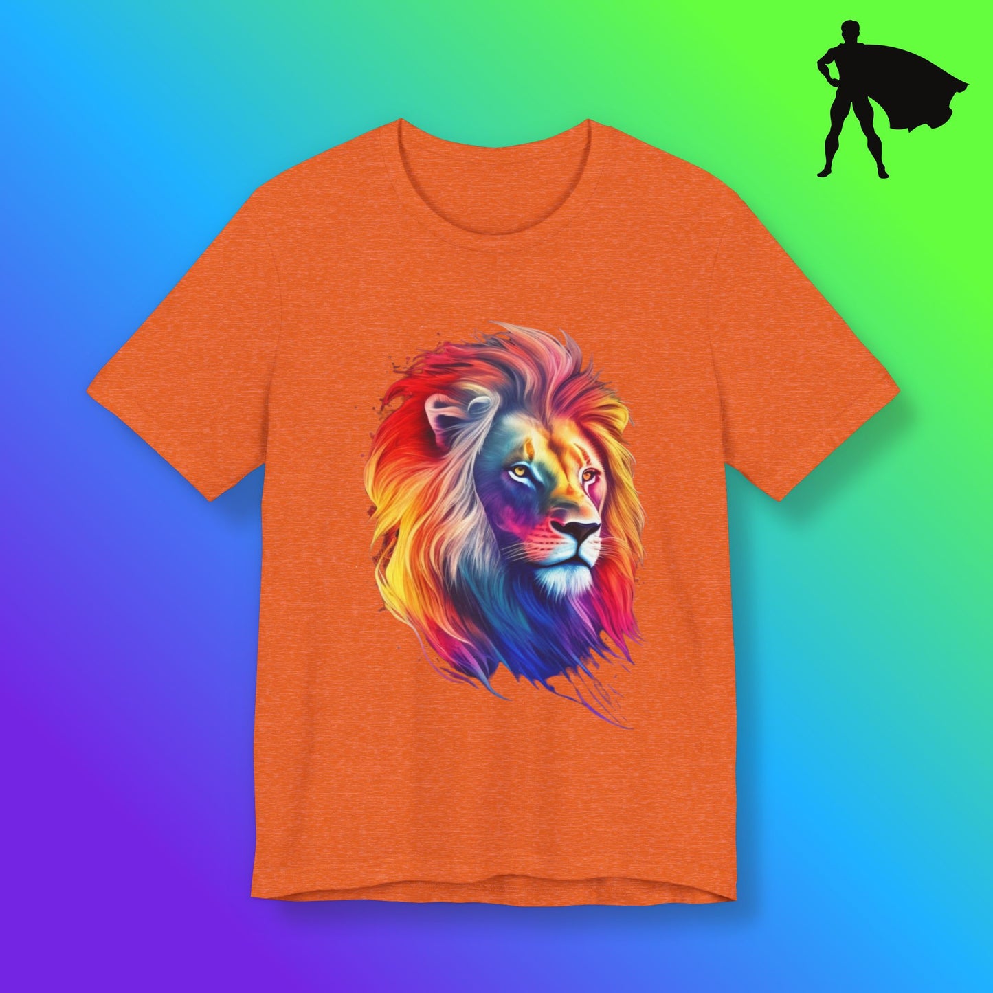Vibrant Lion Graphic Tee