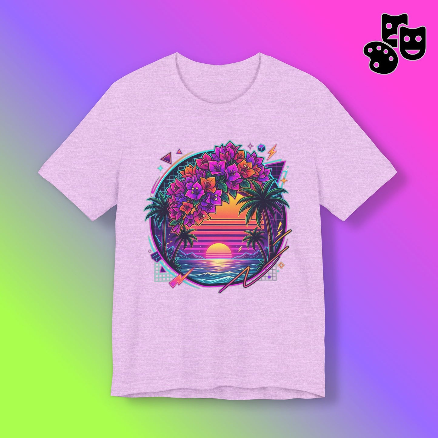 Sunset Retro Beach