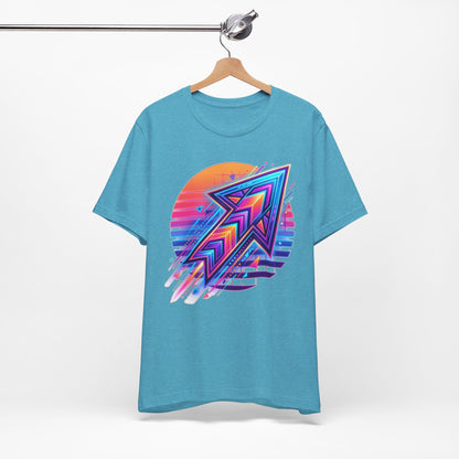 Retro Neon Arrow